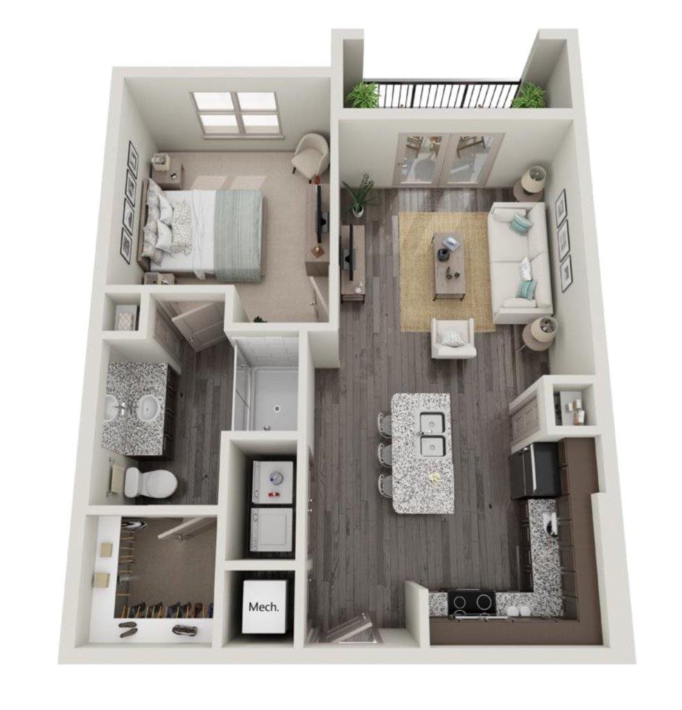A2 floor plan